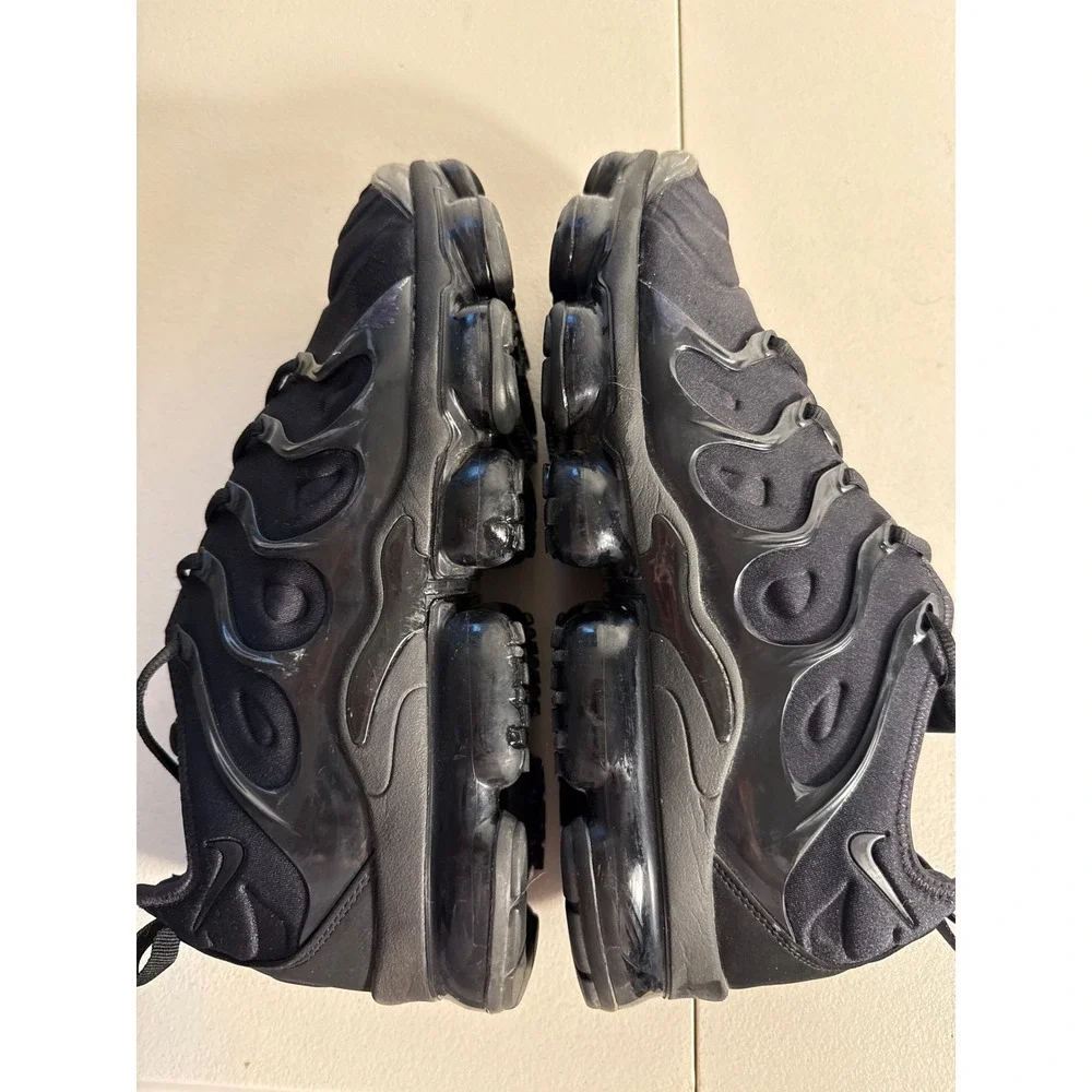 Nike Air VaporMax Plus Triple Black Mens Running Shoes 924453-004 Size 13 - Picture 6 of 10